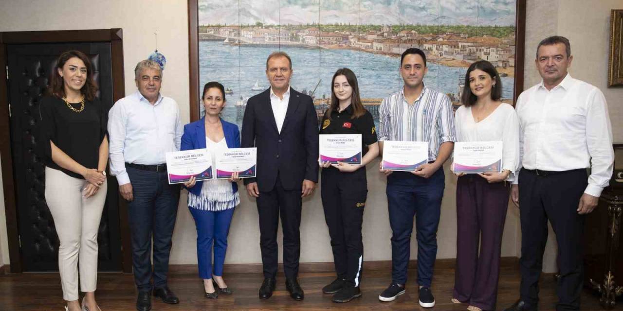 Mersin Büyükşehir Belediyesinden Başarılı Proje Sunan Personellere Teşekkür Belgesi