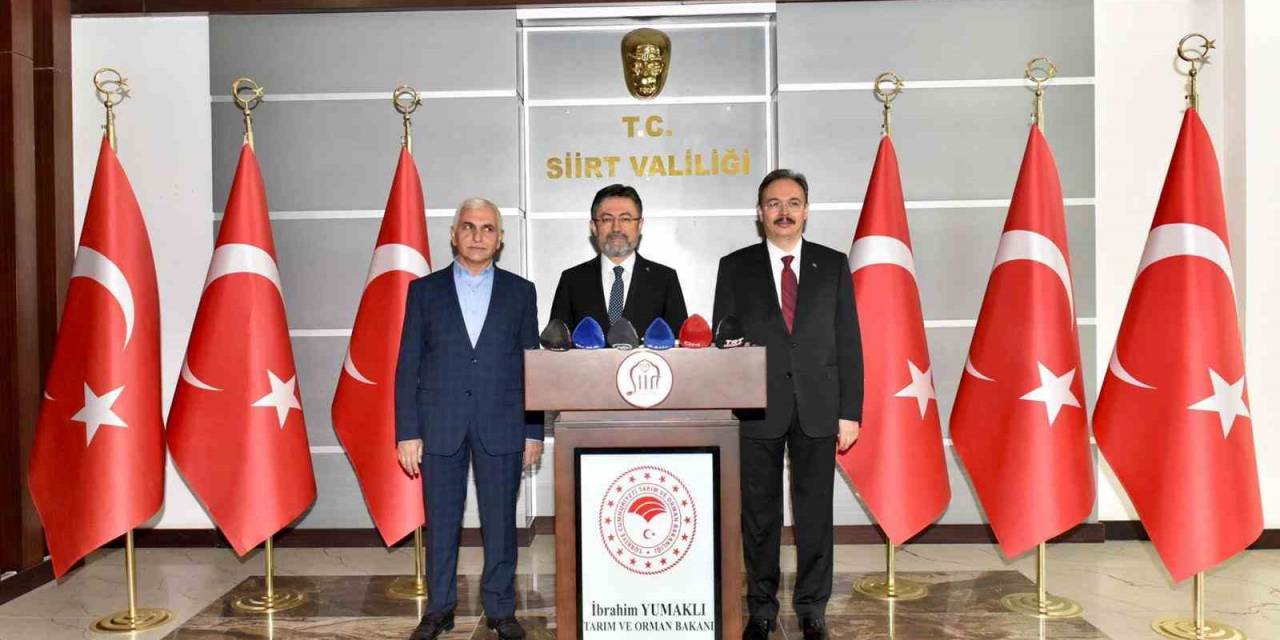 Tarım Ve Orman Bakanı İbrahim Yumaklı Siirt’te