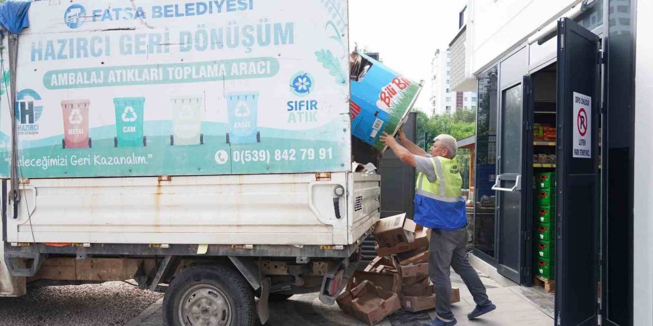Fatsa’da Aylık Toplanan Atık Miktarı 210 Tona Ulaştı