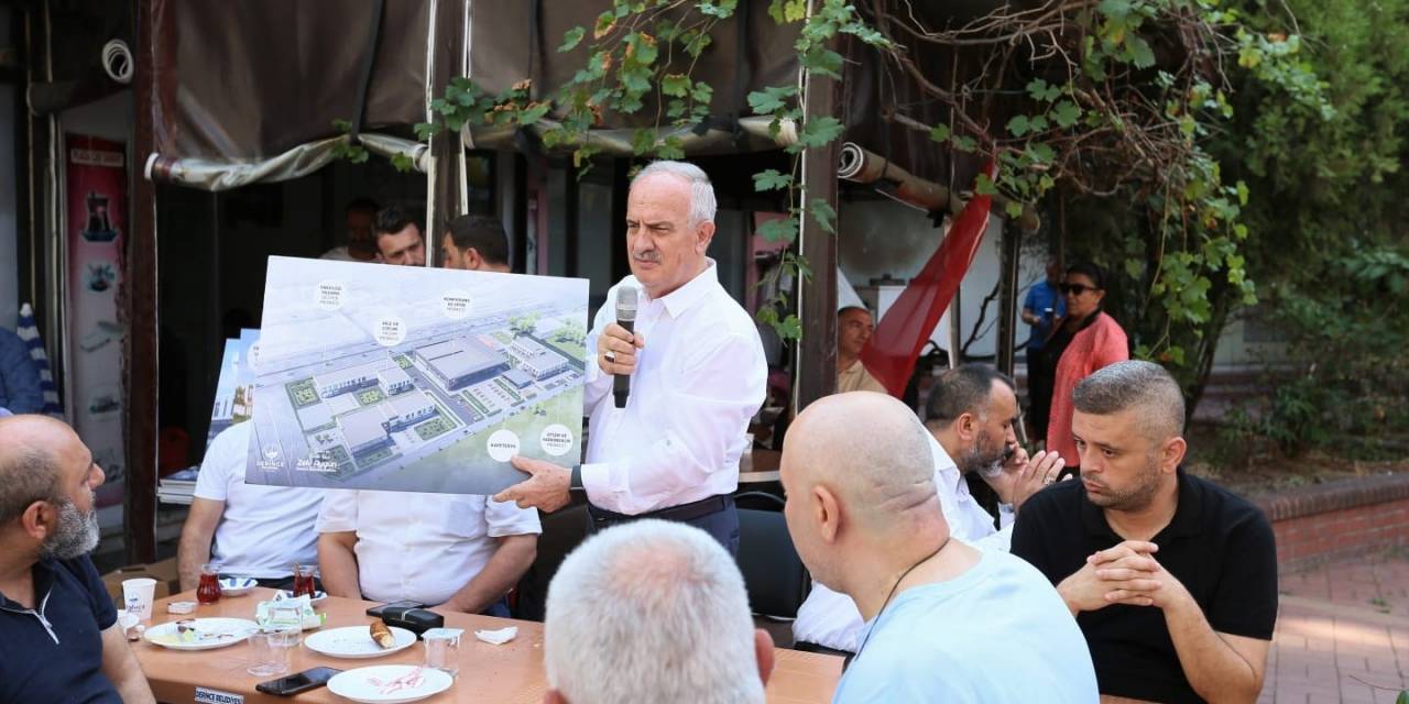 Derince Esnafı Başkan Aygün’ün Projelerini Dinledi