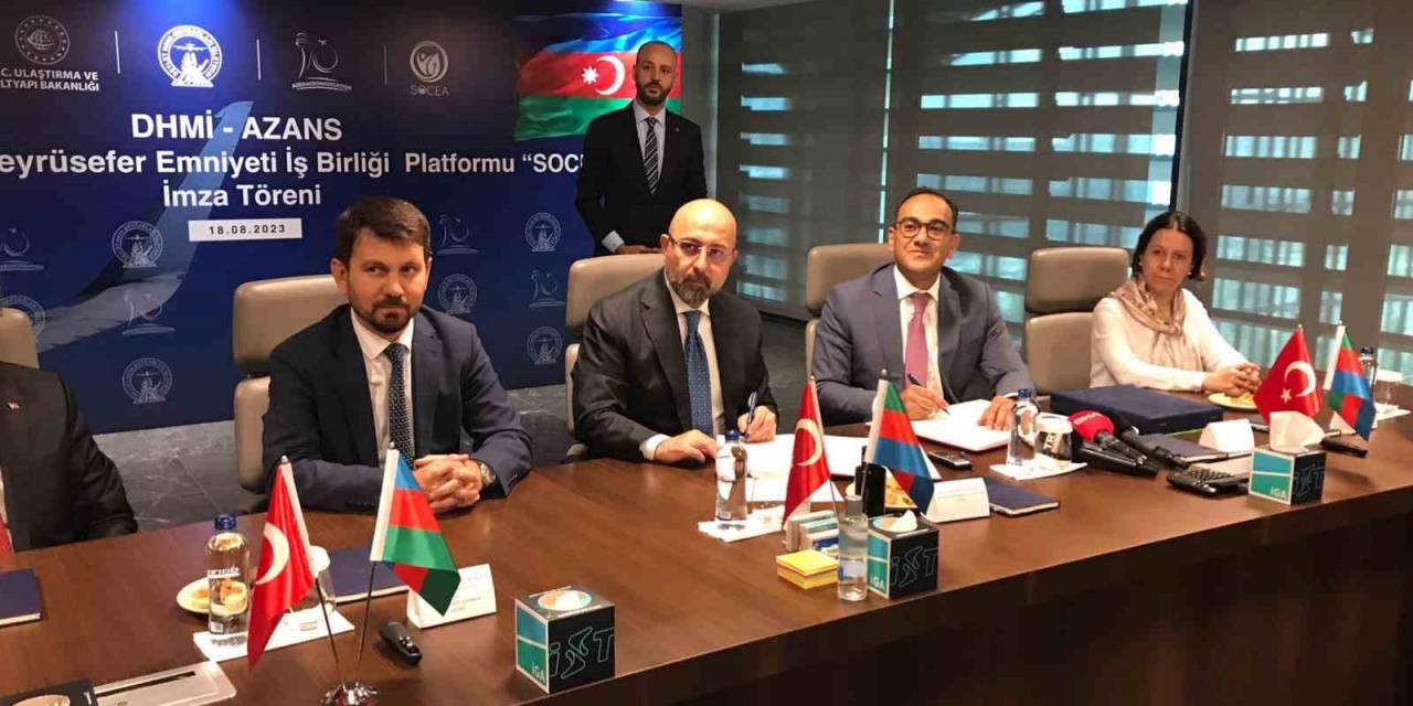Türkiye Ve  Azerbaycan Arasında Hava Trafiğinde İş Birliği Protokolü