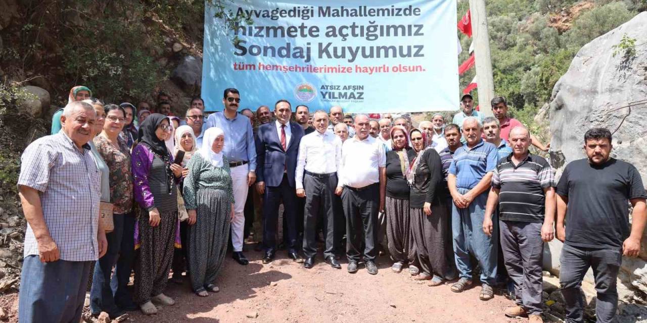 Toroslar’da Açılan Sondaj Kuyusu Üreticileri Sevindirdi