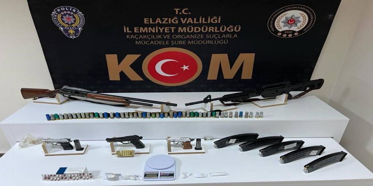 Elazığ’da Silah Kaçakçılığı Operasyonu