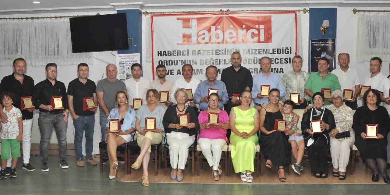 Ordu’nun Değerleri Onurlandırıldı