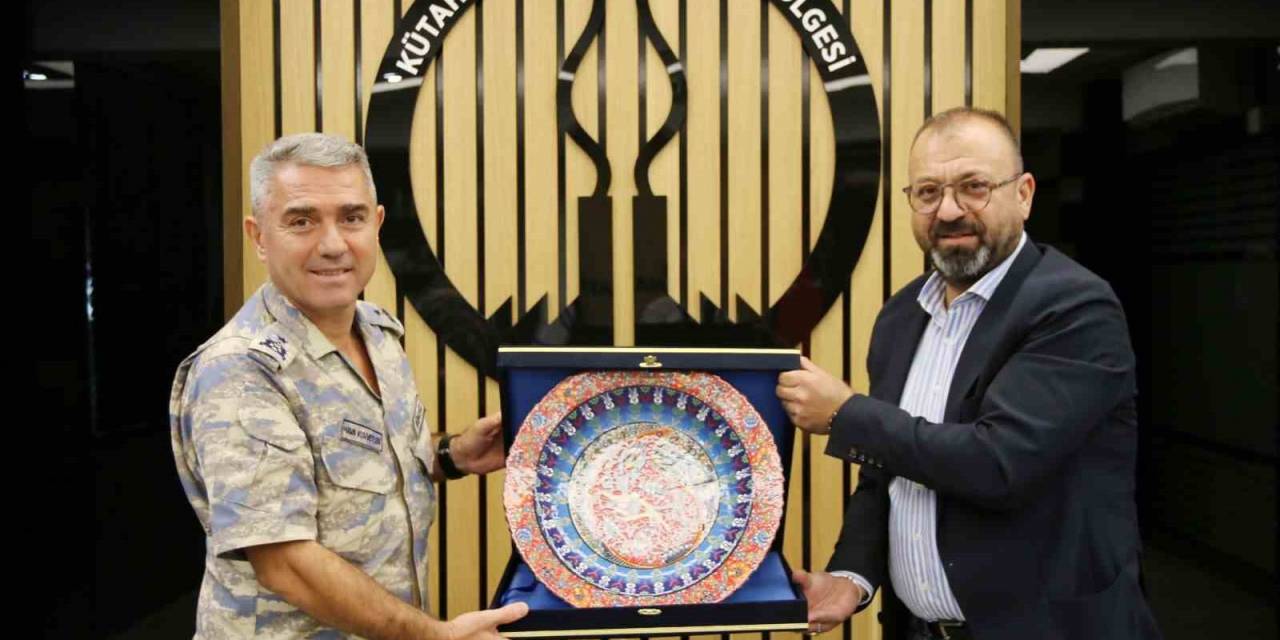 Garnizon Komutanı Necati Gündüz’den Kütahya Osb Yönetimine Veda Ziyareti