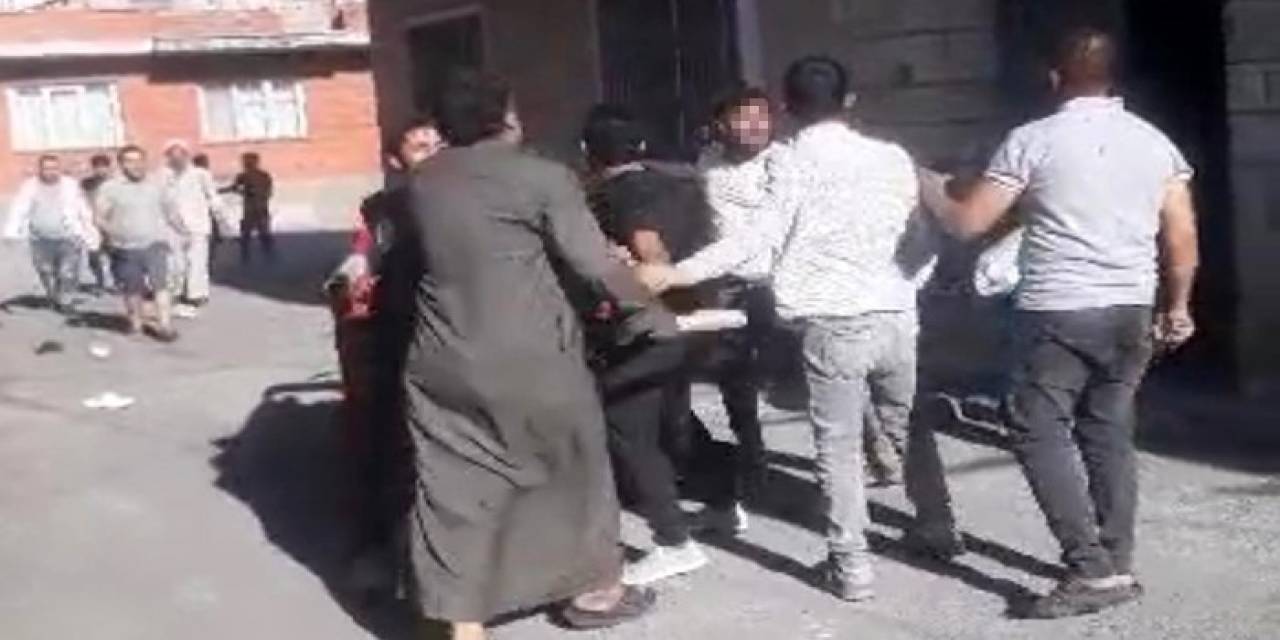 Nevşehir’de Taşlı Sopalı Kavga
