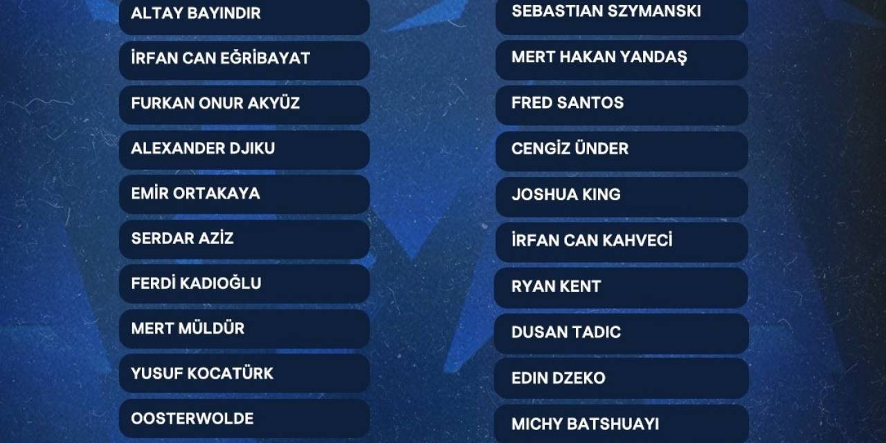 Fenerbahçe, Samsun’a 7 Eksikle Gitti