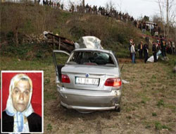 Virajı Alamayıp Durağa Daldı