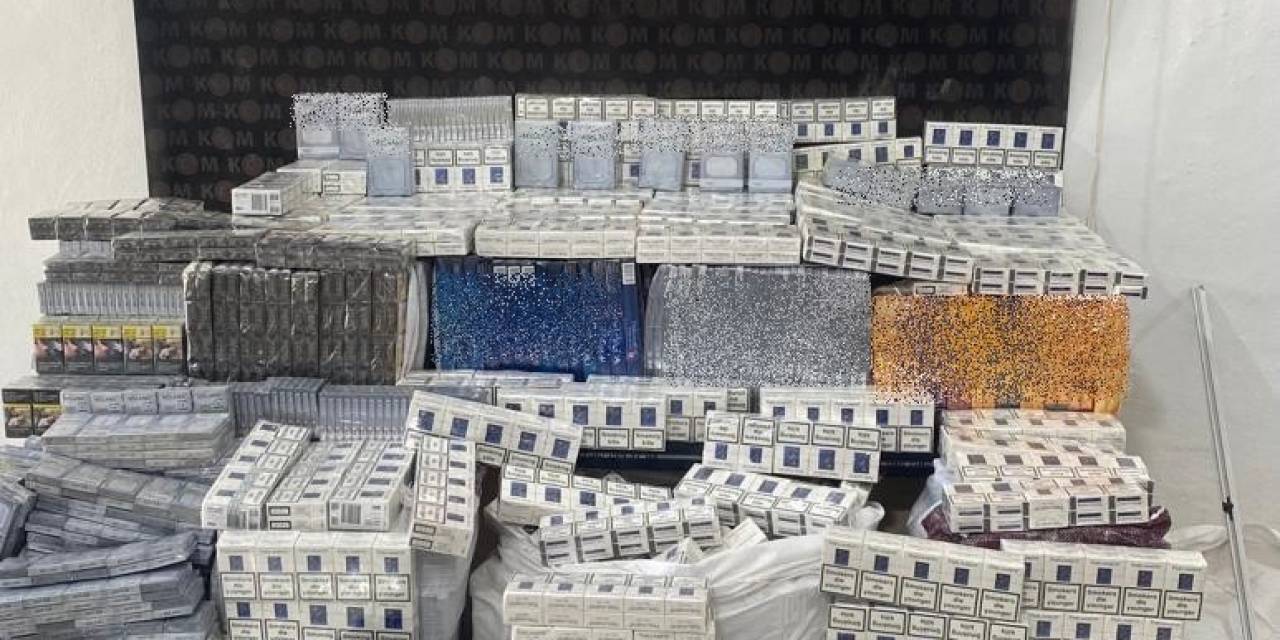 Gaziantep’te 13 Bin 790 Adet Gümrük Kaçağı Sigara Ele Geçirildi