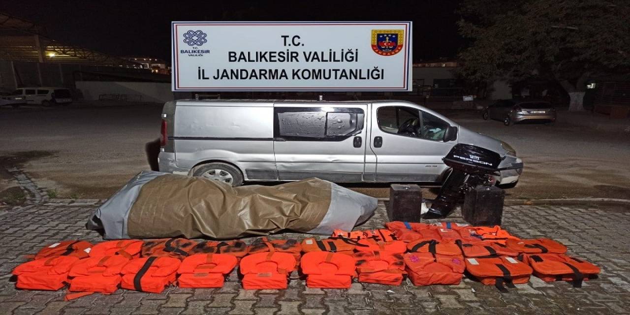 Balıkesir İl Jandarma Komutanlığınca, Göçmen Kaçakçılığı Operasyonu