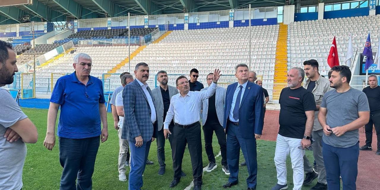 Kazım Karabekir Stadında İnceleme Yaptılar