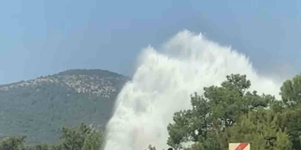 Bodrum’da Ana İsale Hattı Yine Patladı