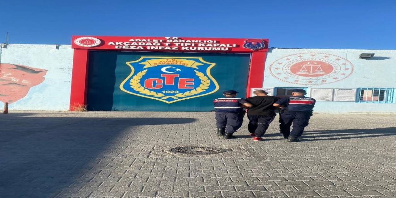Malatya’da 18 Yıl 5 Ay Hapis Cezası Bulunan Şahıs Yakalandı