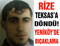 Rize'de Bıçaklı Yaralama