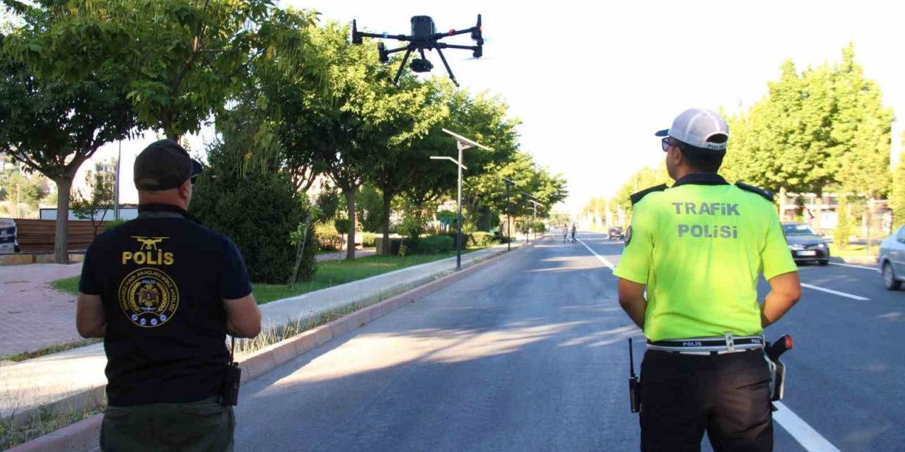 Elazığ’da Dron Destekli Trafik Denetimi