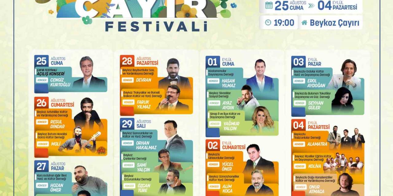 Anadolu’nun Tüm Renkleriyle “Beykoz Çayır Festivali” Başlıyor
