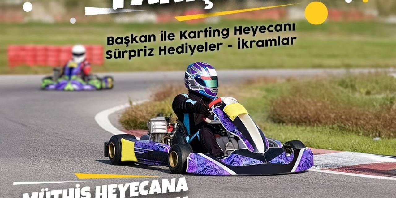 Uşak Belediyesinden ’aileler Kartingde Yarışıyor’ Etkinliği