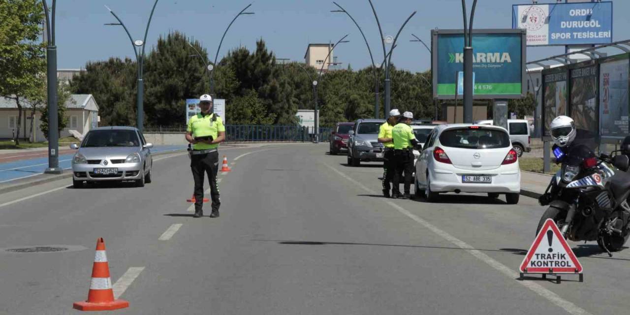 Ordu’da Bir Haftada 14 Bin Araç Denetlendi