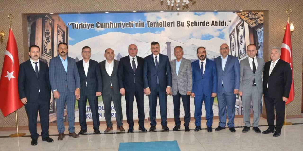 Etso Yönetiminden, Vali Çiftçi Ve Emniyet Müdürü Yırtar’a Tebrik Ziyareti