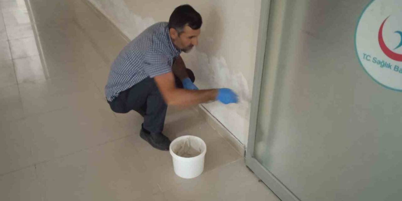 Gölbaşı Devlet Hastanesi’nde Onarım Sürüyor