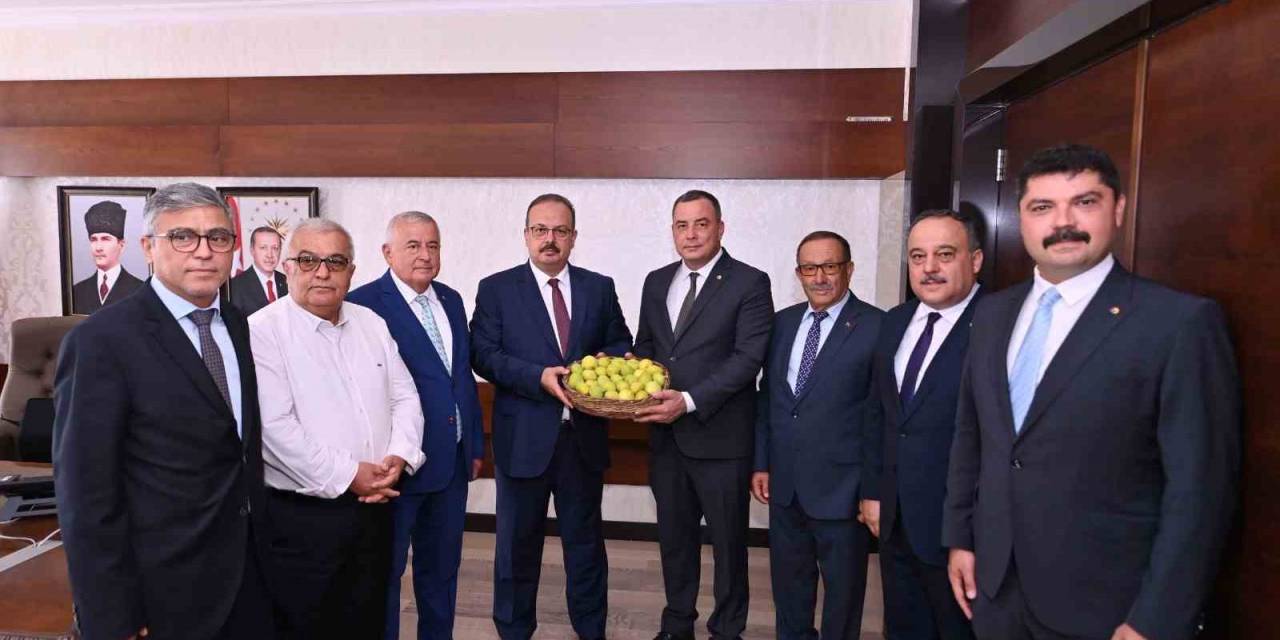 Aydın Valisi Canbolat, Aydın Ticaret Borsası Heyetini Ağırladı