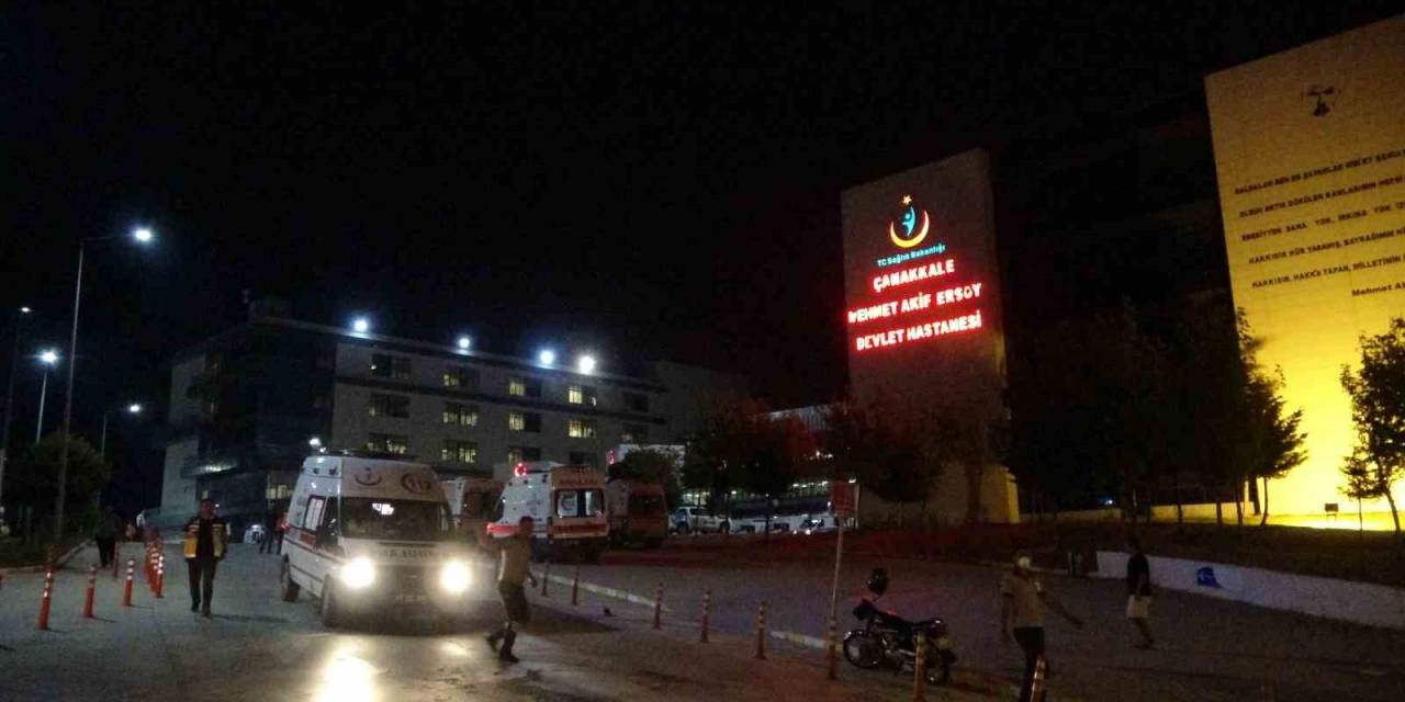 Çanakkale’de Yangın Nedeniyle Devlet Hastanesinden 14 Hasta Nakledildi