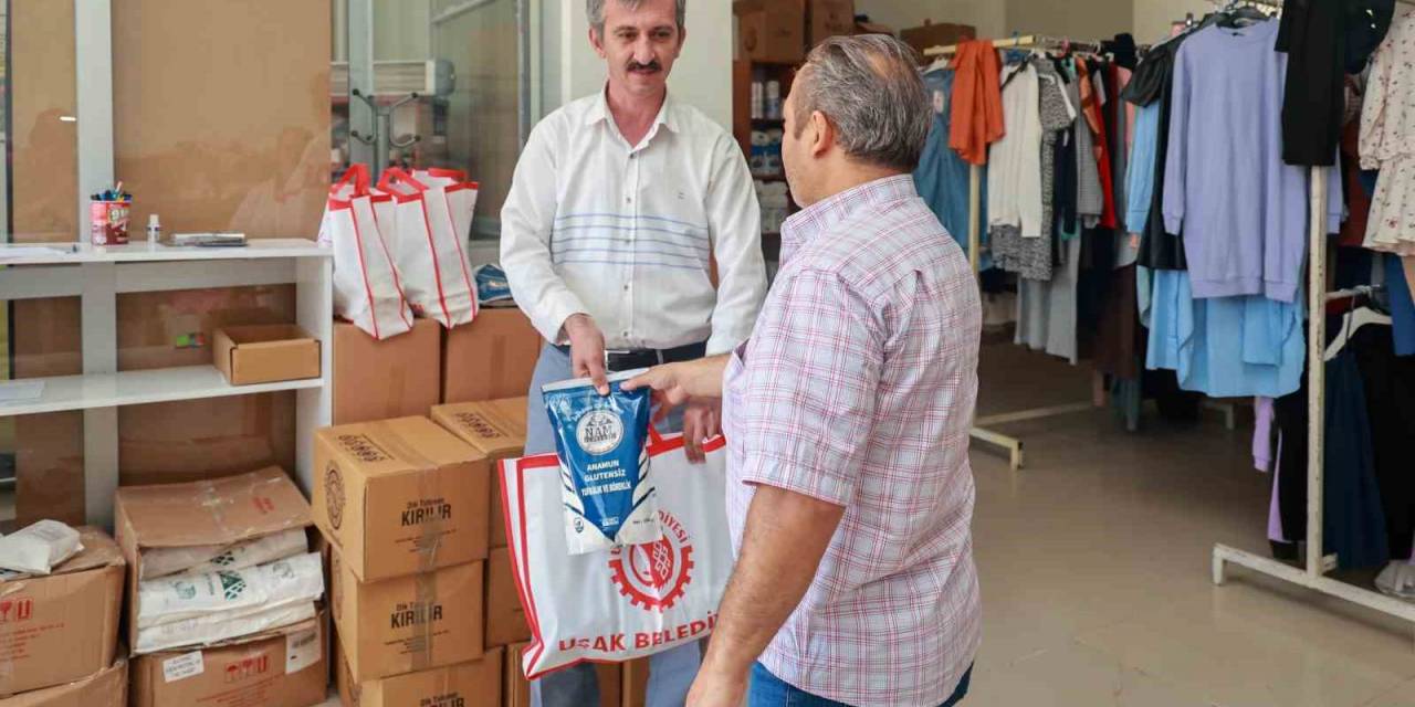 Uşak Belediyesi Glutensiz Ve Düşük Proteinli Un Yardımını Sürdürüyor