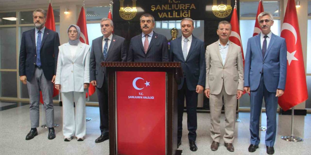 Milli Eğitim Bakanı Yusuf Tekin Şanlıurfa’da