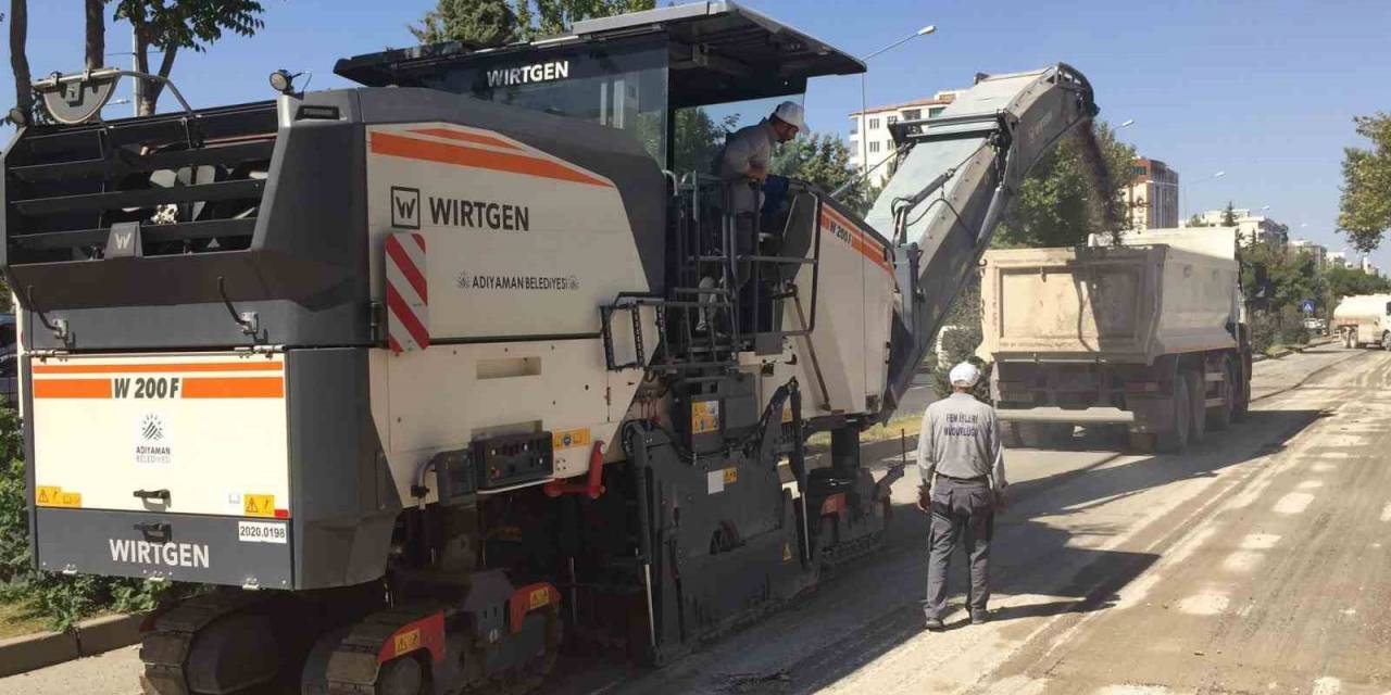 Adıyaman Belediyesinden Asfaltlama Öncesi Hazırlık