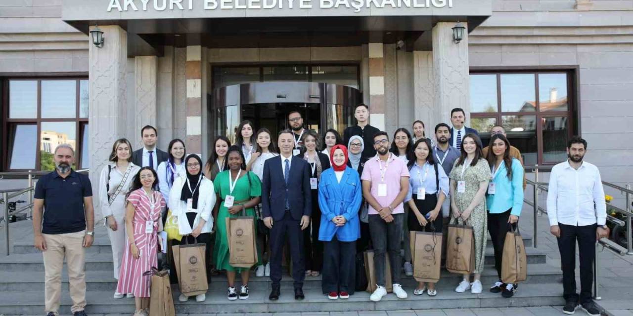 18 Ülkeden 21 Öğrenci Akyurt’u Ziyaret Etti