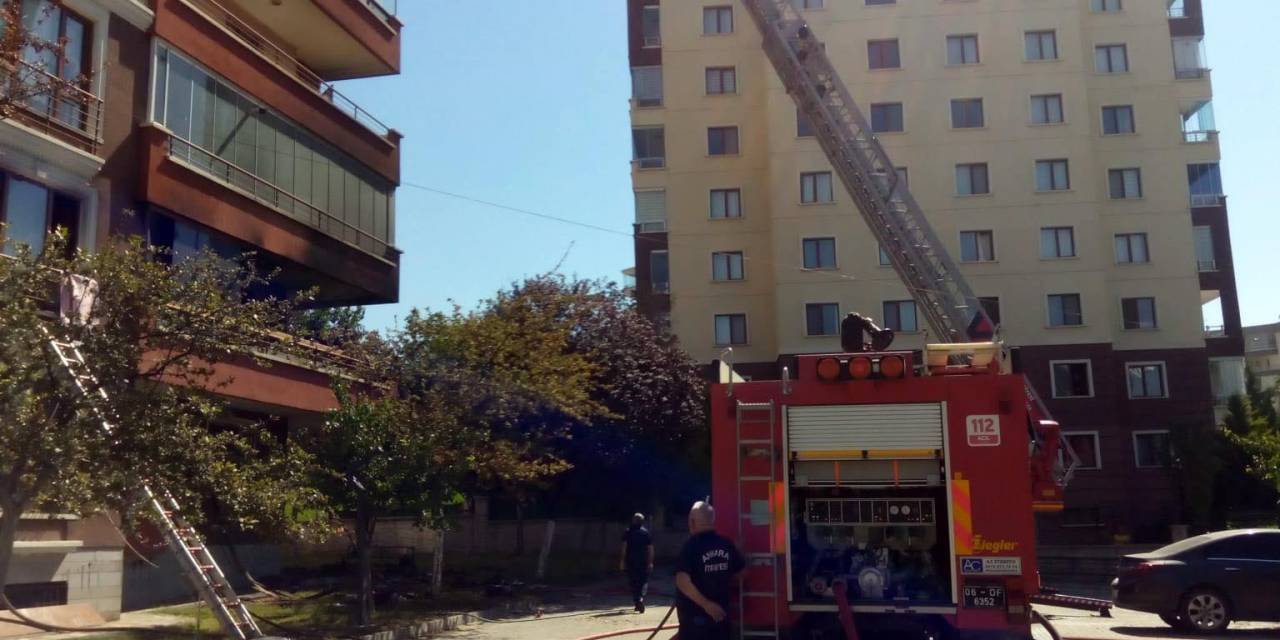 Ankara’da Bir Evde Patlayan Piknik Tüpü Yangına Neden Oldu