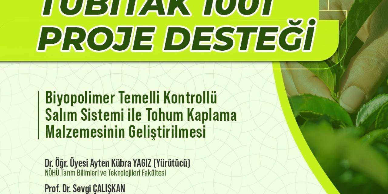 Akademisyenlerimiz Sürdürülebilir Tarım Projesine Tübitak Desteği