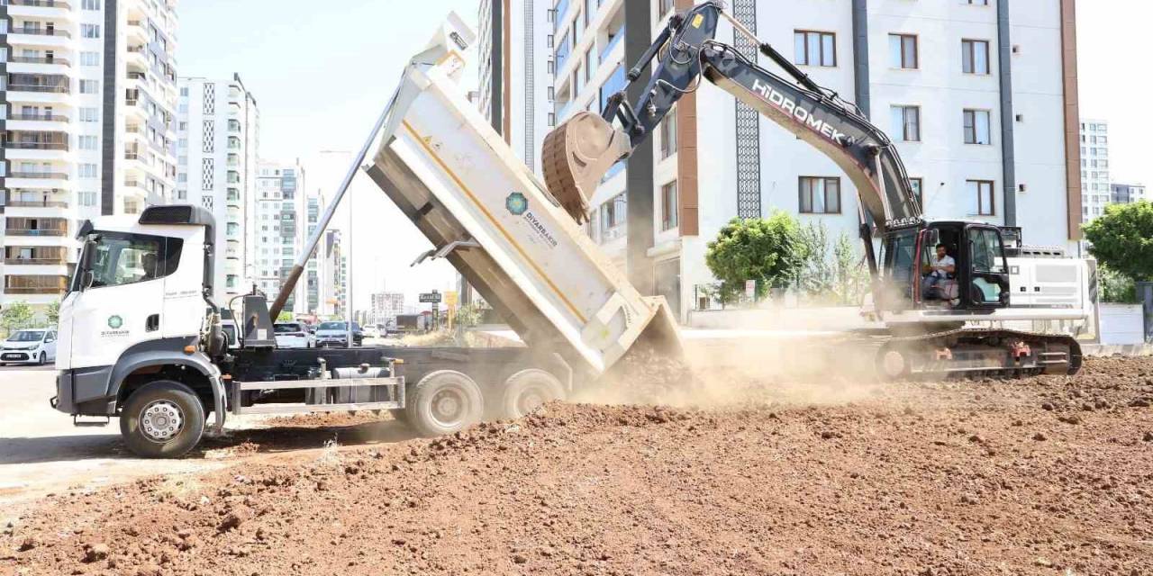 Diyarbakır’da Yeşil Kuşak Hattı Oluşturuluyor