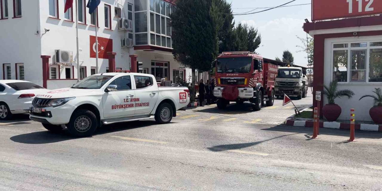 Aydın Büyükşehir Belediyesi İtfaiyesi Çanakkale Yangınına Müdahale İçin Yola Çıktı