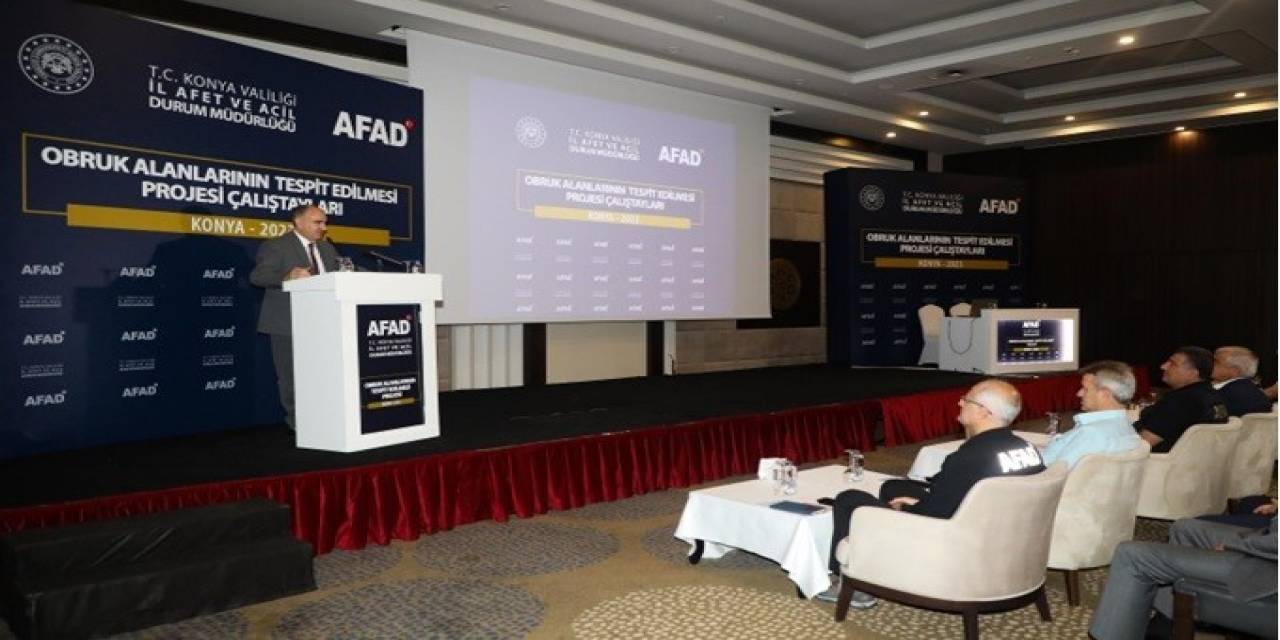 Vali Özkan, Obruk Alanlarının Tespit Edilmesi Projesi 4. Çalıştayına Katıldı