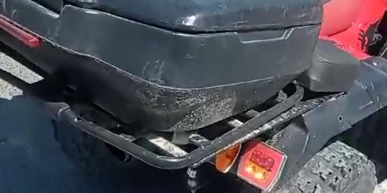 Ekipler Çekme Belgeli Atv’yi Trafikten Men Etti