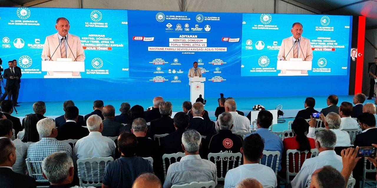 Çevre, Şehircilik Ve İklim Değişikliği Bakanı Özhaseki Törende Konuştu