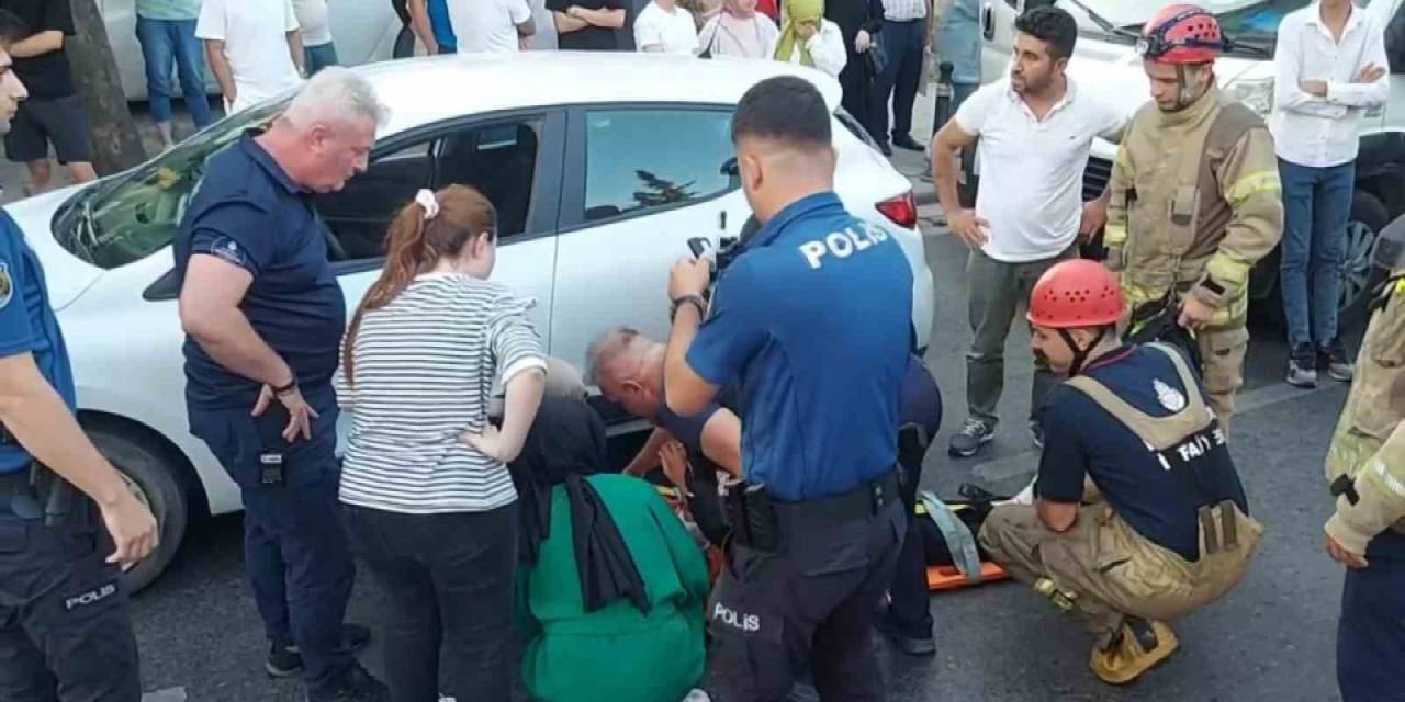 Sultanbeyli’de Otomobilin Çarptığı Kadın Yaralandı
