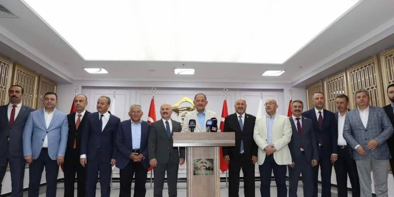 Kayseri Osb Yönetimi Adıyaman’da Deprem Konutları Temel Atma Törenine Katıldı