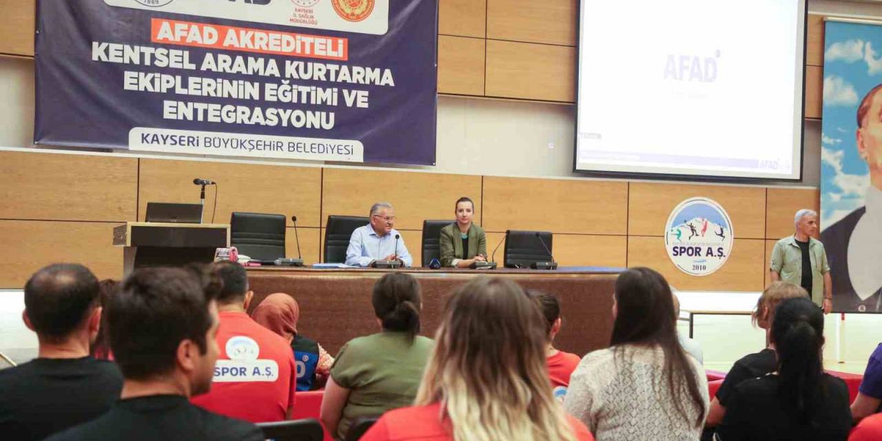 Büyükkılıç, Afad Akrediteli Kentsel Arama Kurtarma Ekiplerinin Eğitimi Ve Entegrasyonu Seminerine Katıldı