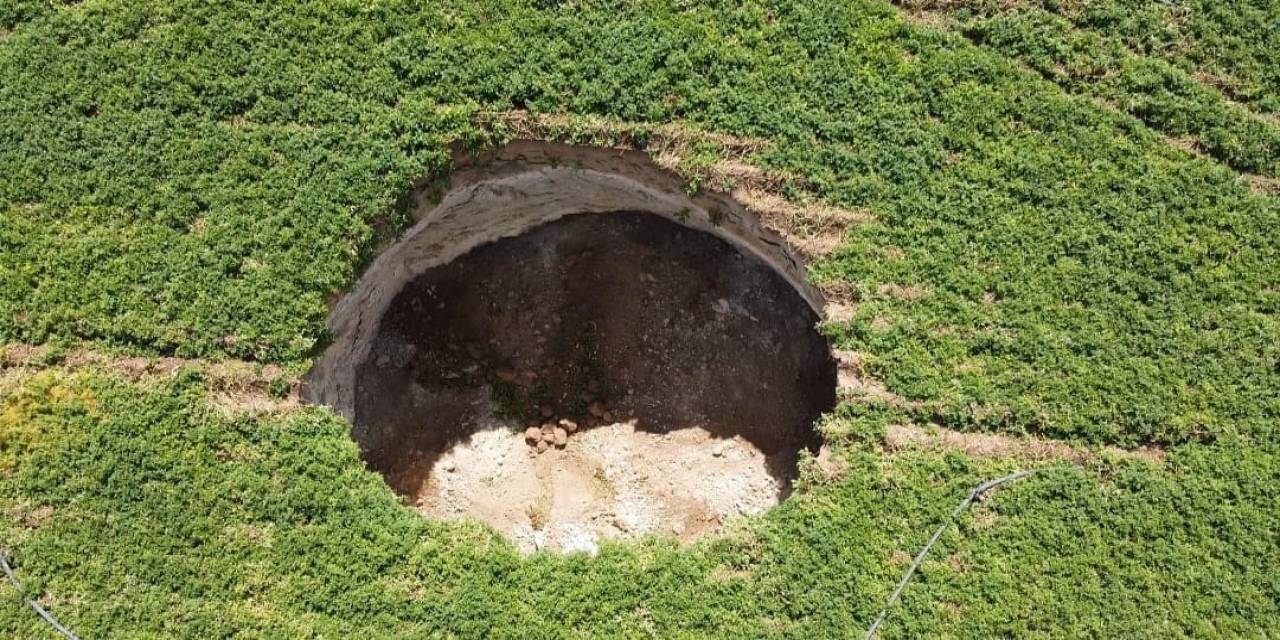 Karapınar’da Yeni Bir Obruk Daha Oluştu