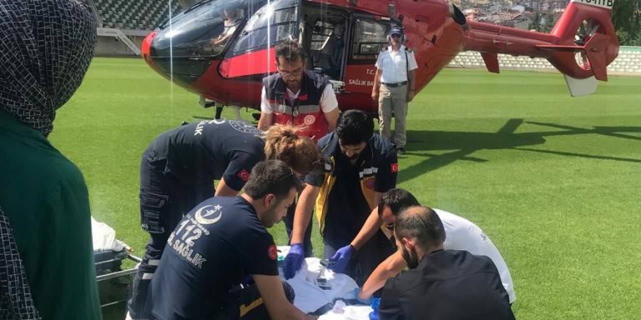 Doğumda Fenalaşan Annenin Yardımına Ambulans Helikopter Yetişti