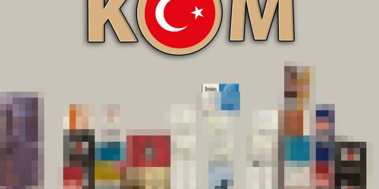 2 İş Yerine Baskın: Gümrük Kaçağı Purolar, Sigaralar Ele Geçirildi