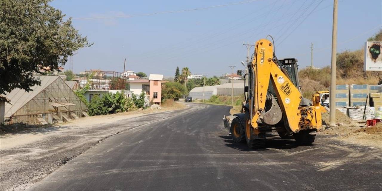 Alanya Belediyesi’nden Batı Bölgesine Büyük Asfalt Hamlesi