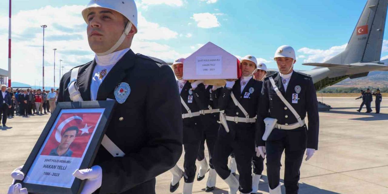 Şehit Polisin Naaşı Memleketine Ulaştı