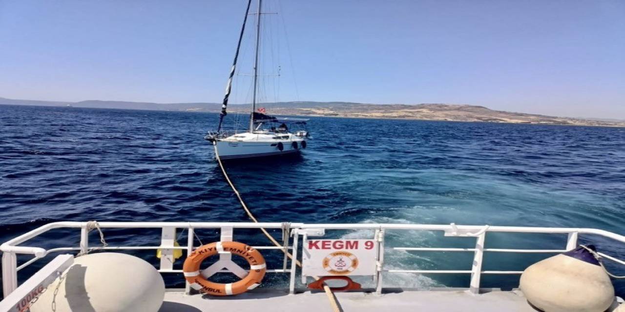 1915 Çanakkale Köprüsü Önlerinde Sürüklenen Tekne Kurtarıldı