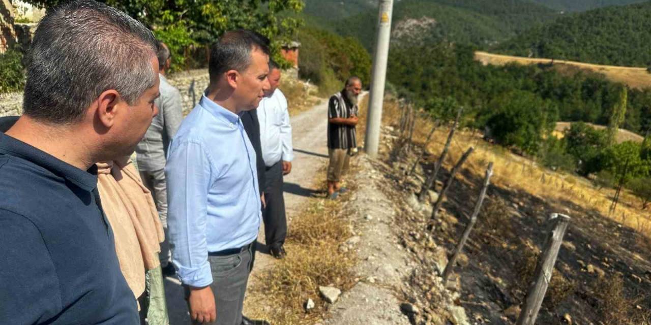 Şahin, Çanakkale Yangınında Zarar Gören Bölgeleri Ziyaret Etti