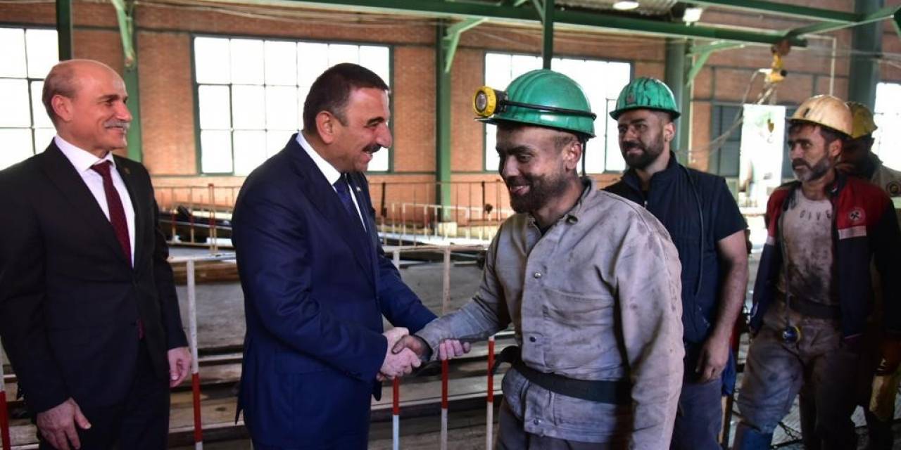 Vali Osman Hacıbektaşoğlu Ttk Kozlu Müessese Müdürlüğü’nü Ziyaret Etti