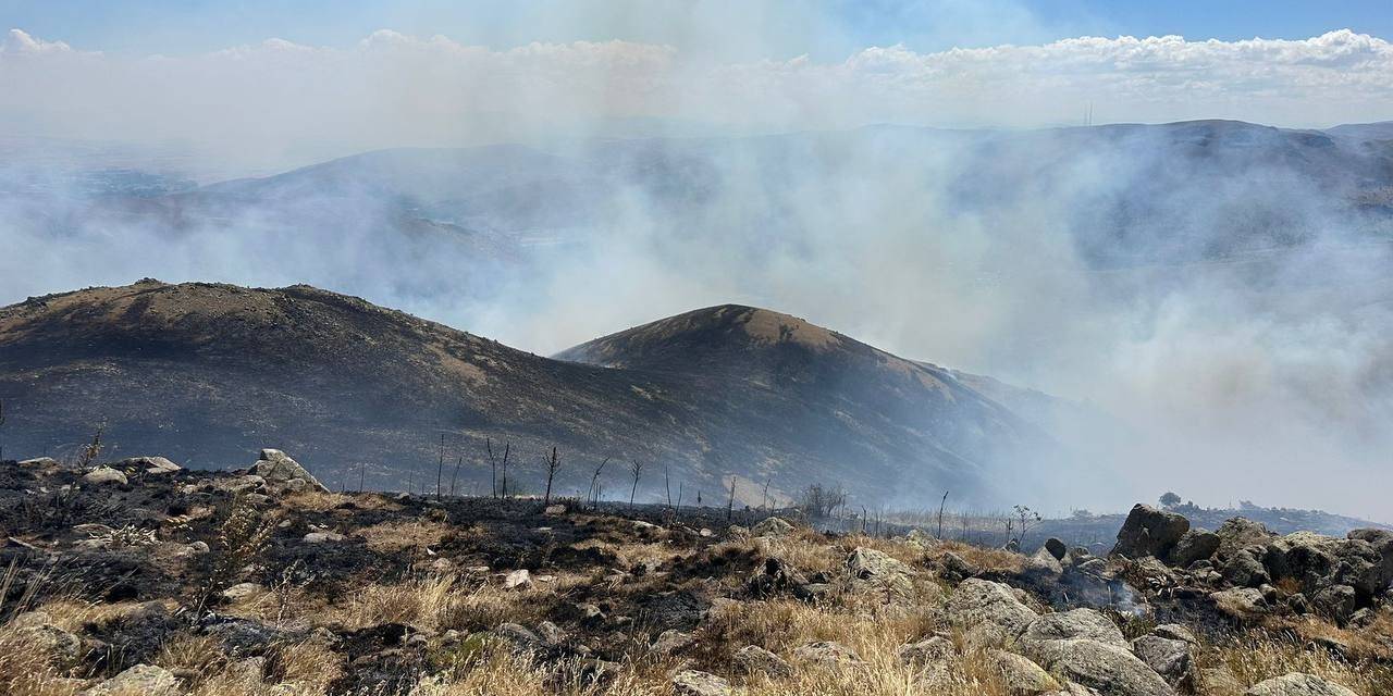 Bayburt’ta Çıkan Mera Yangınında 60 Hektar Alan Kül Oldu