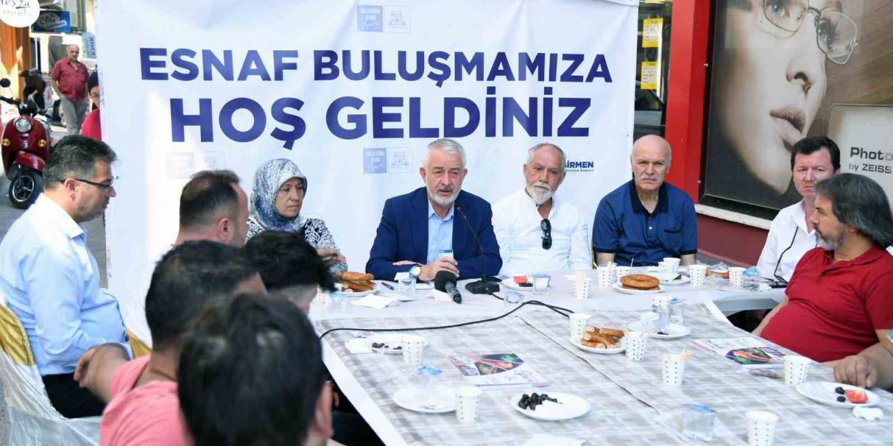 Başkan Başdeğirmen Esnaflarla Bir Araya Geldi